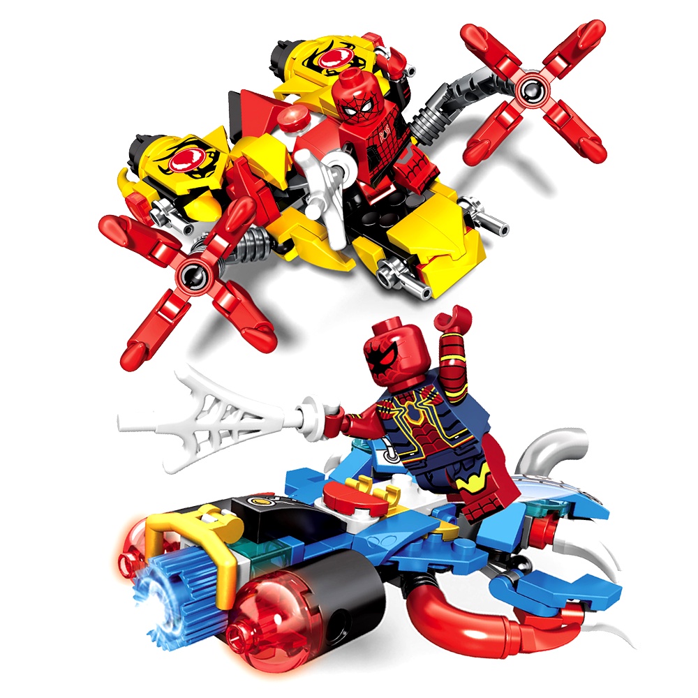 Tương Thích Với Lego Spider-Man Vs. Venom Mech Iron Man 3 Anti-Hulk Lắp Ráp Khối Đồ Chơi Cho Bé Trai