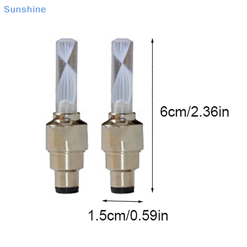 Bộ 2 Đèn led Gắn Bánh Xe Đạp / Xe Máy / Xe Hơi Trang Trí Độc Đáo vn