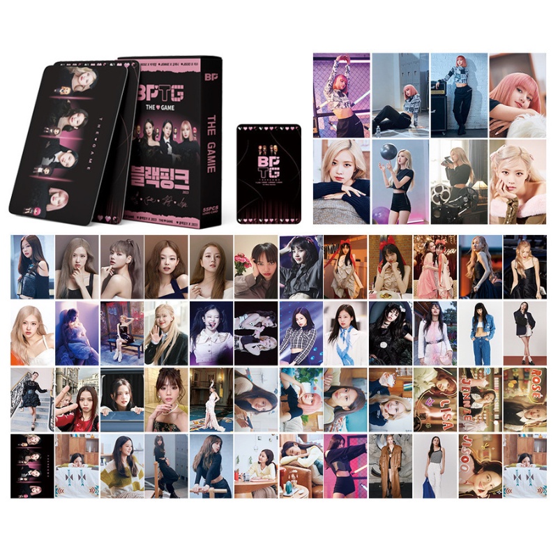 Lomo Card Blackpink bo góc album mới nhất thần tượng kpop Lisa, Jennie, Jisoo, Rosé