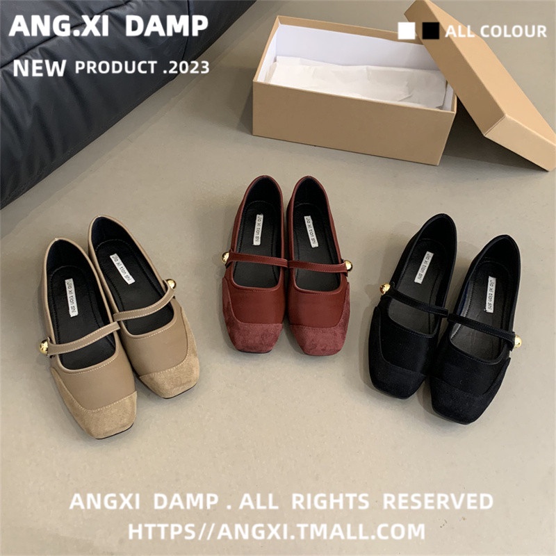 Giày Búp Bê Đế Bằng Mềm Mại Phong Cách Hàn Quốc Thời Trang Mùa Thu 2023 Cho Nữ