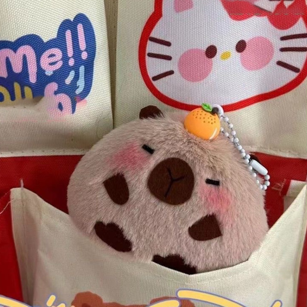 Hoạt Hình Chuột Nhồi Bông Mềm Mại Trang Trí Túi Xách / Đồ Chơi capibaraka diy