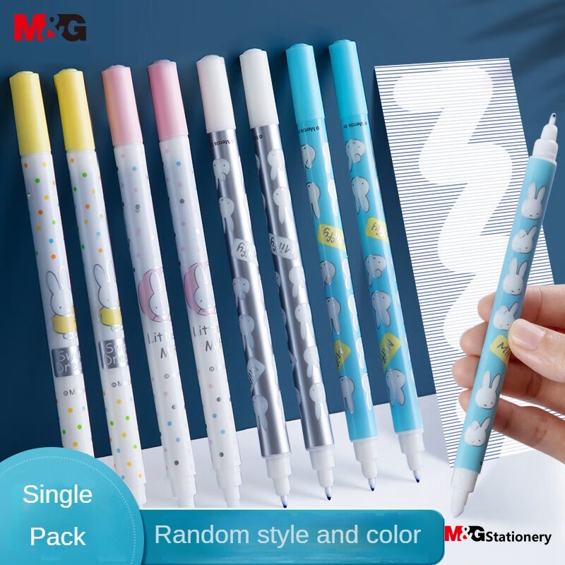 M&G bút gel Bút Bi  Hai Đầu Màu Xanh Dương Trơn Có Thể Xóa ĐượcM&G Cho Học Sinh