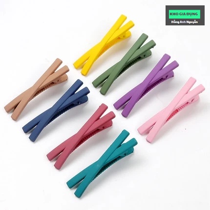 Kẹp cố định làm tóc chữ X, cố định tóc mái trang điểm, làm tóc phong cách hàn cho phái đẹp