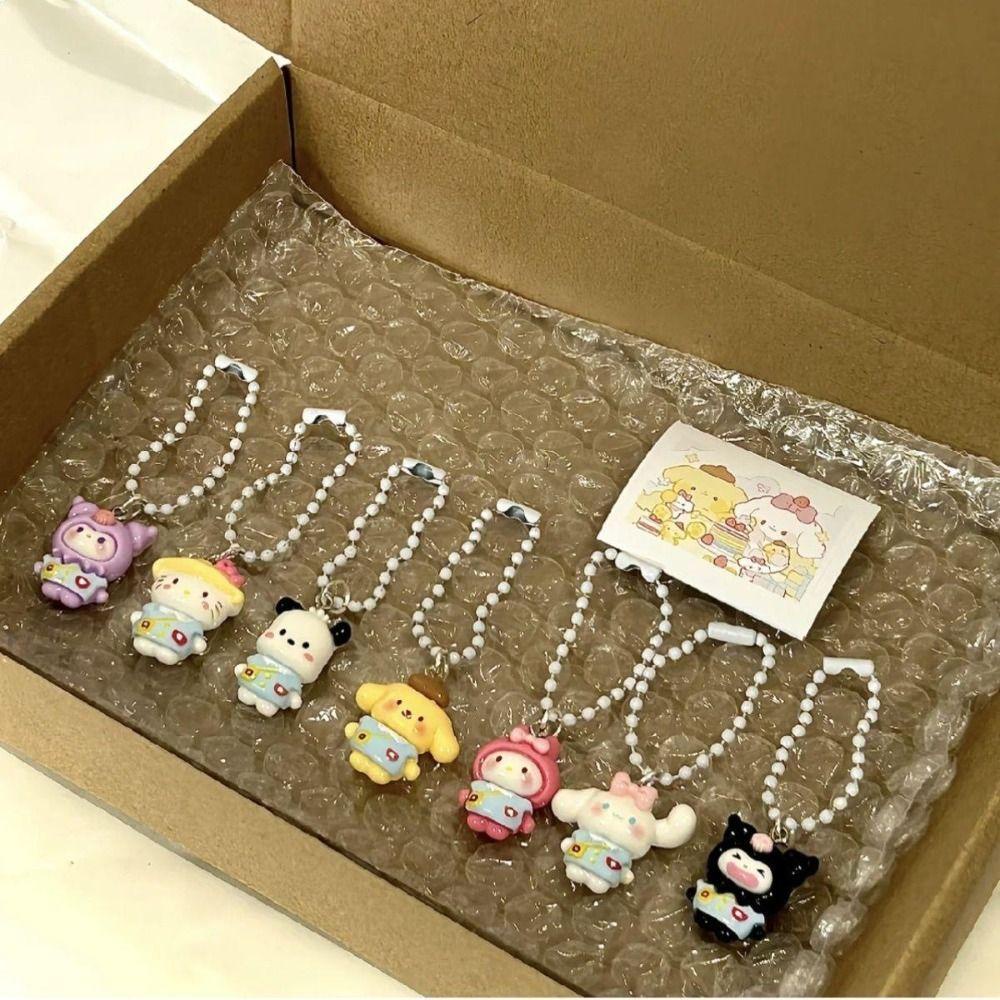 Móc khóa MMULCK bằng nhựa phong cách kuromi my melody trang trí ba lô