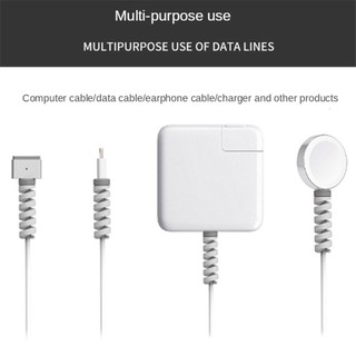 1 Cuộn Dây Silicon Quấn Bảo Vệ Cáp Sạc usb android