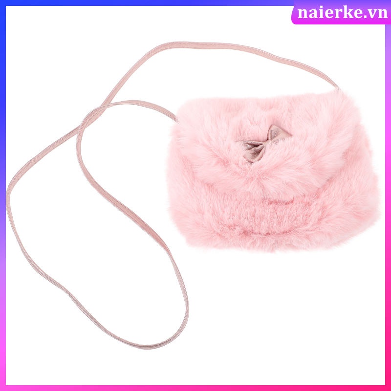 Túi Đeo Chéo Vai Bằng Lông Dễ Thương Dành Cho Nữ