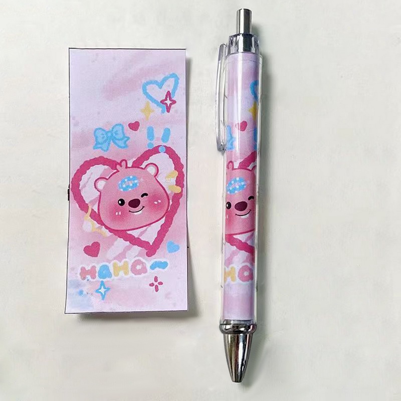 Bút Mực Đen Nhanh Khô Ngòi 0.5Mm Kiểu Dáng Dễ Thương Cho Học Sinh