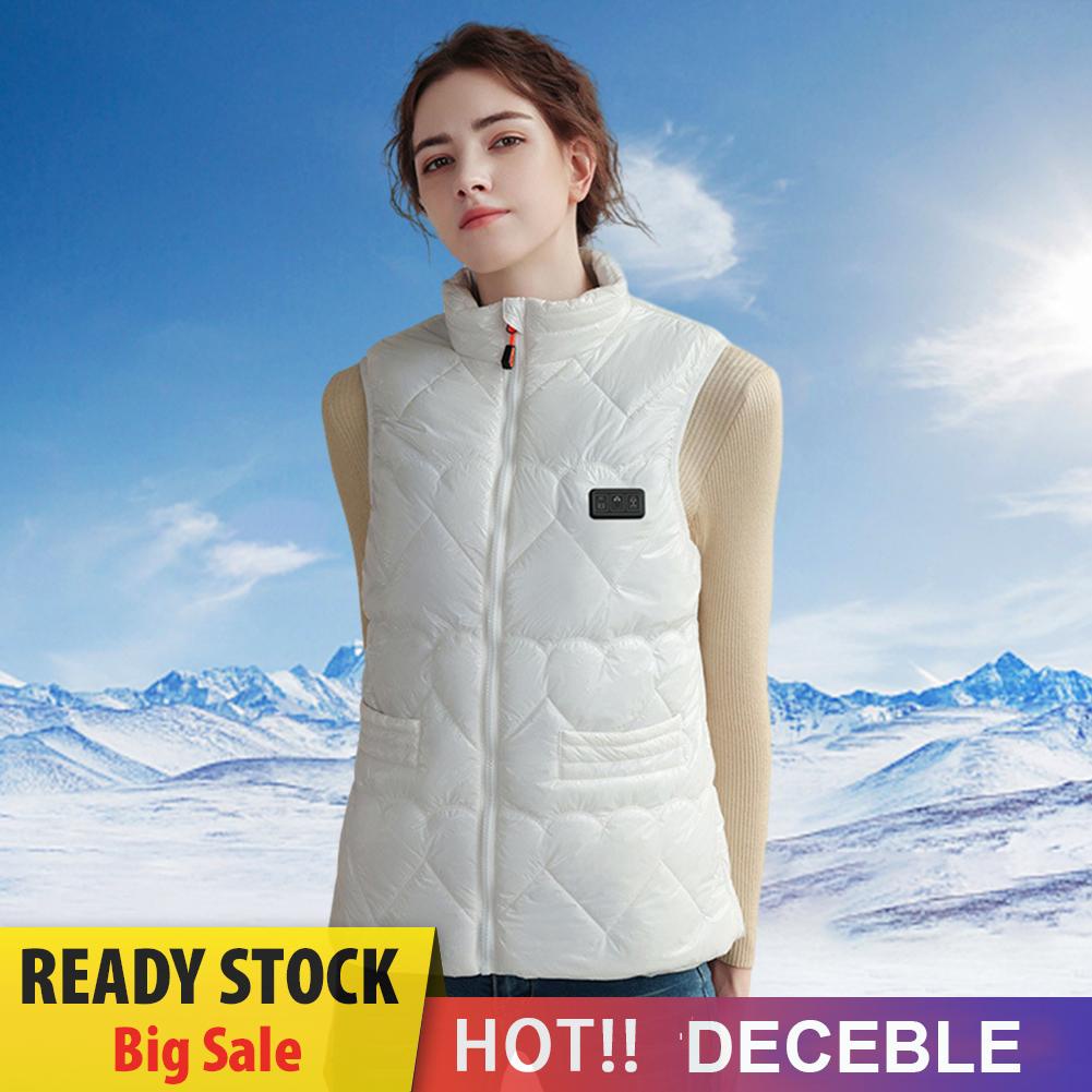 Áo Khoác Sát Nách unisex Làm Nóng Bằng Điện 3 Chế Độ 15 Khu Vực Cho Mùa Đông