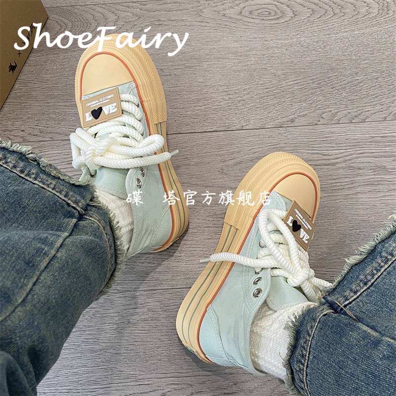 ShoeFairy giày thể thao nữ giày sneaker nữ Thoáng Khí 2023 hot trend Bền Cá tính Phong cách đơn giản Chất liệu tốt FLF23B00LG 44Z231101