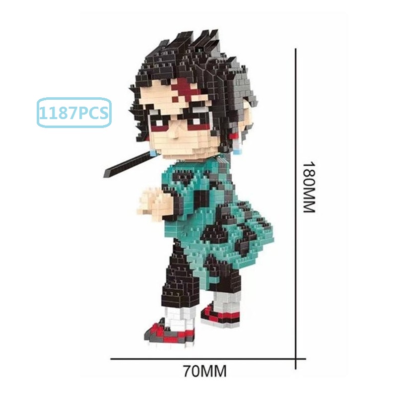 Hoạt Hình Bộ Đồ Chơi Mô Hình Nhân Vật demon slayer diy