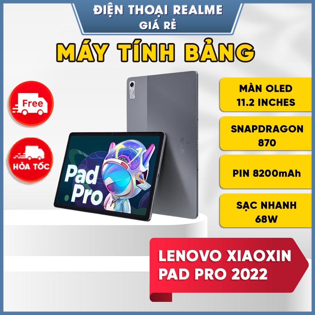 Máy Tính Bảng Lenovo Xiaoxin Pad Pro 2022 (BH Lỗi 1 Đổi 1) -  Snapdragon 870, Màn OLED 11.2 Inches