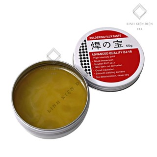 Mỡ hàn thiếc 50 gram loại tốt hộp sắt mhts5010gr
