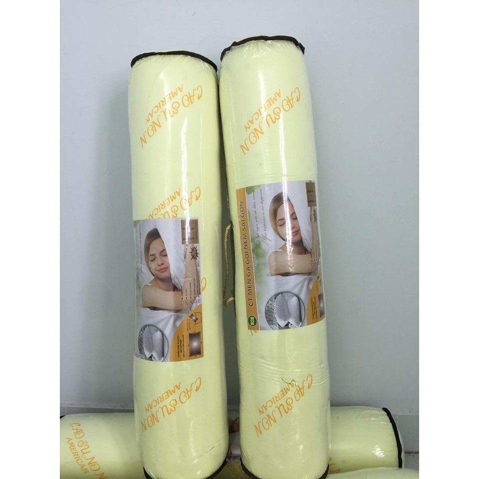 Ruột Gối Ôm Cao Su Non America kích thước 25cmx100cm - gối nằm cao su - gối ôm cao su