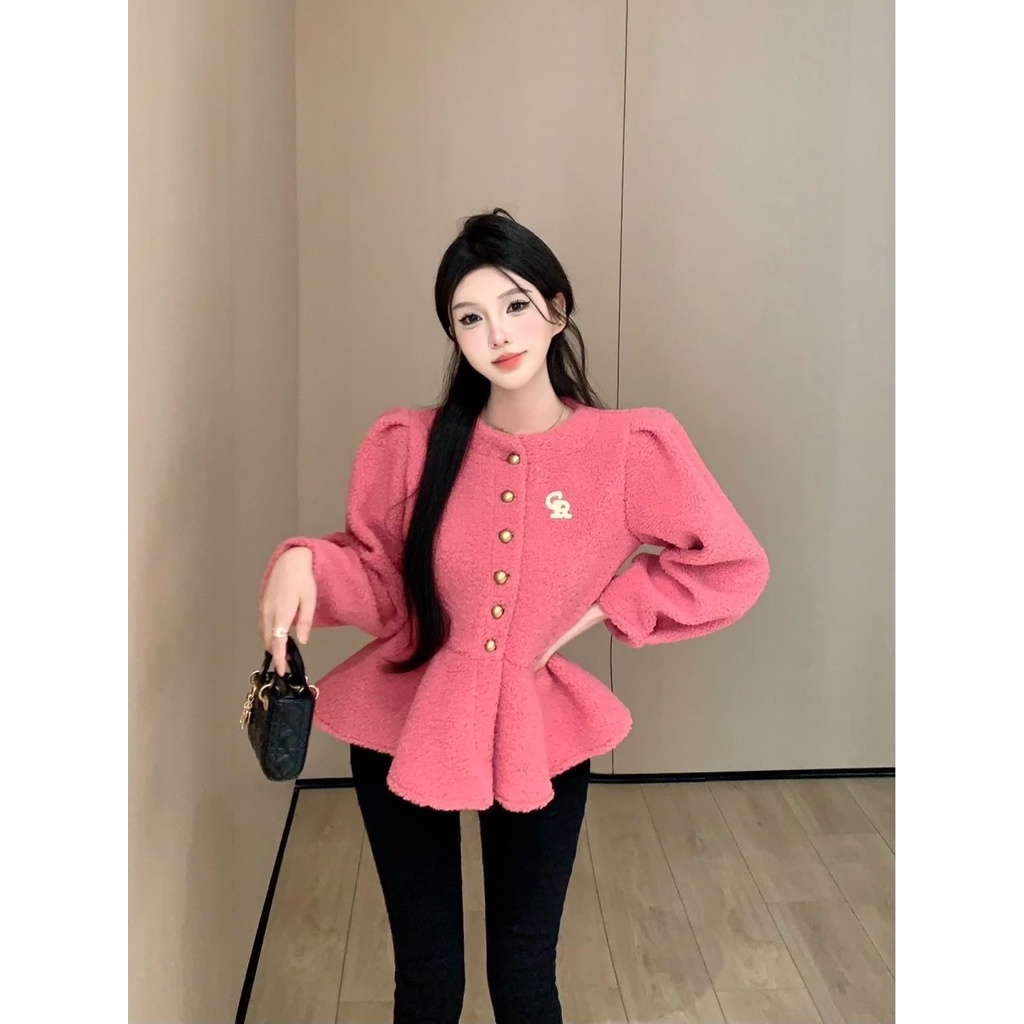 Áo Khoác cardigan Len Lông Cừu Phong Cách Thời Trang Thu Đông 2023 Mới