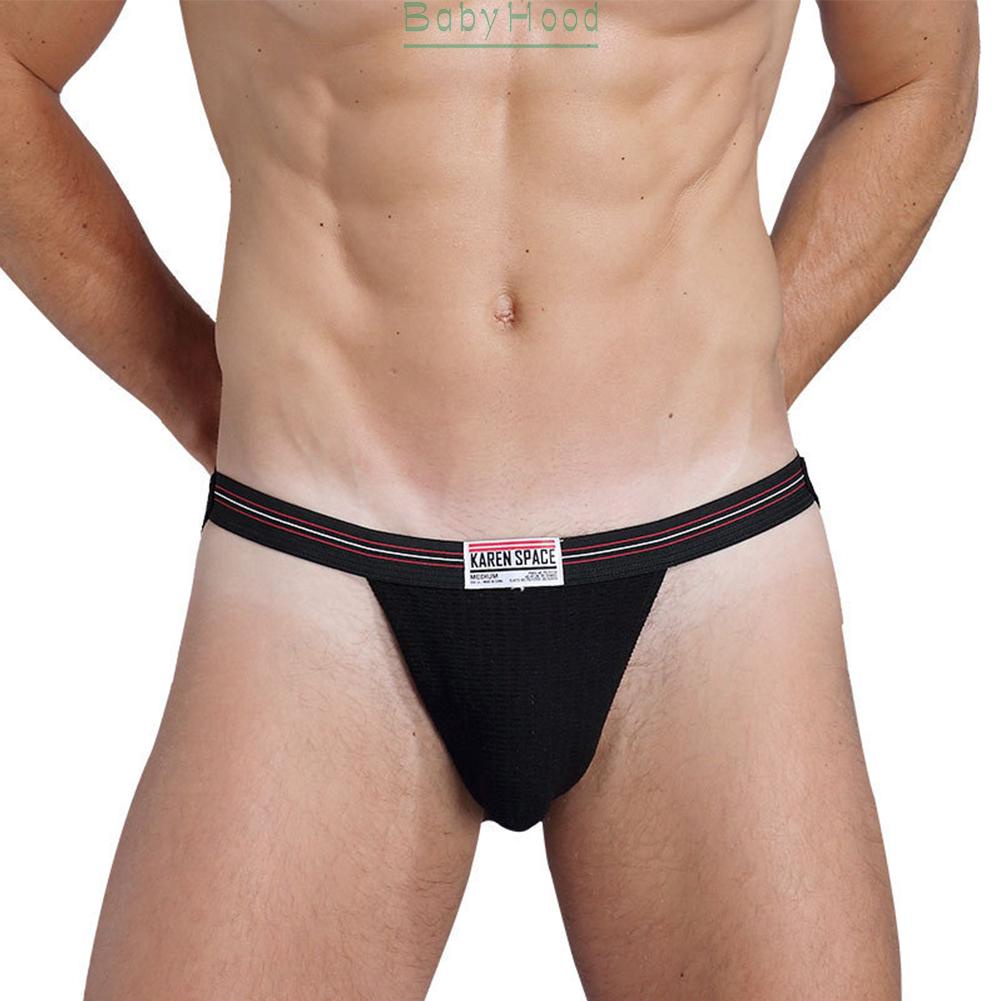 Mens Sexy Proud Jockstrap Underpants G-String V-Shaped Thong Bikini Underwear#BBHOOD