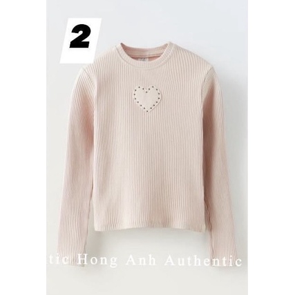 ✨MALINHKID✨CB0561 Combo 3 áo TIM TRĂNG trẻ em cổ tròn dài tay