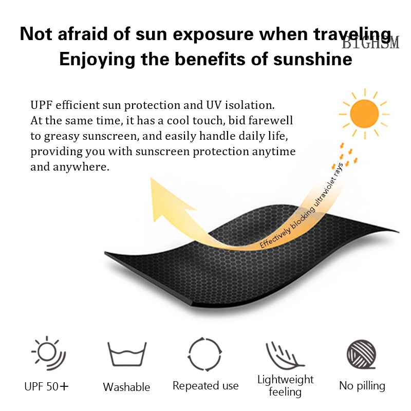 Bighsm Găng Tay Lái Xe Chống Tia uv Chống Trượt Thoáng Khí Có Thể Chạm Màn Hình Cảm Ứng skk