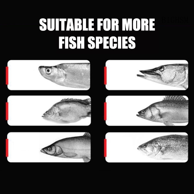 Bighsm Mồi Câu Cá Giả luya Màu Bạc Chuyên Dụng skk