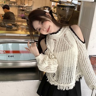SOERVIMY Áo Len áo khoác cardigan Xu hướng Vintage Trendy INS WXF23B08O0 44Z231104