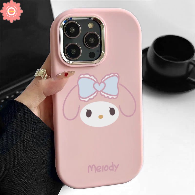 Dễ Thương Ốp Điện Thoại tpu In Hoạt Hình sanrio kuromi Cho iphone 11 15 12 14 13 pro max 15 7 8 plus xr x xs max