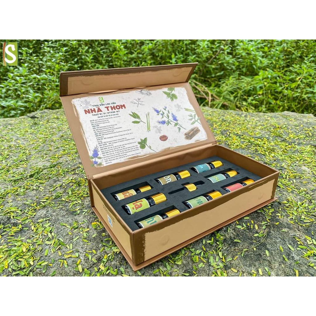Tinh dầu nguyên chất 100% HTX Sinh Dược nhà Thơm lau sàn, xông khử mùi, làm xà bông handmade 5ml