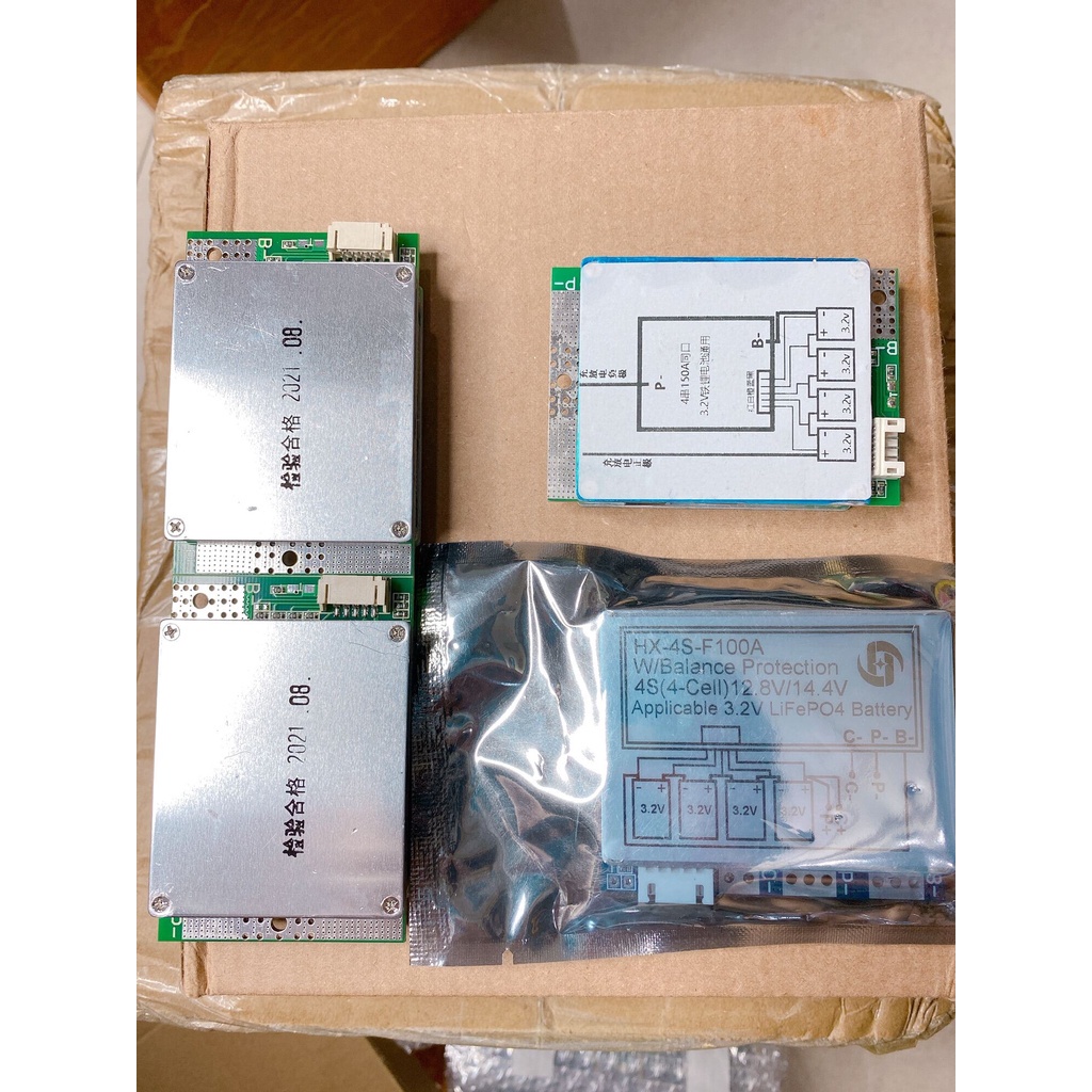 265 Mạch bảo vệ pin lifepo4 100a 4s BMS
