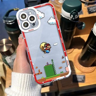 Ốp lưng iphone cạnh vuông Super Mario game Art 8plus/x/xs/11/12/pro/max/plus/promax