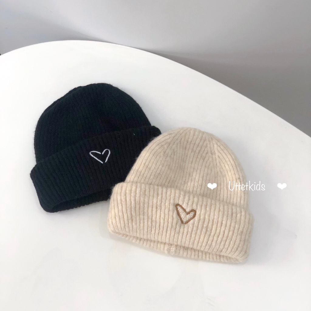 KHĂN LEN VÀ MŨ LEN PHONG CÁCH HÀN QUỐC CHO BÉ GÁI VÀ BÉ TRAI