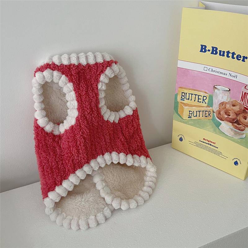 Áo Khoác Vải Nhung Giữ Ấm Mùa Thu Đông Cho Thú Cưng