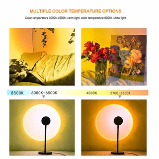 USB Colours Sunset Light Projection Romantic Sunset Lamp Led Night Light