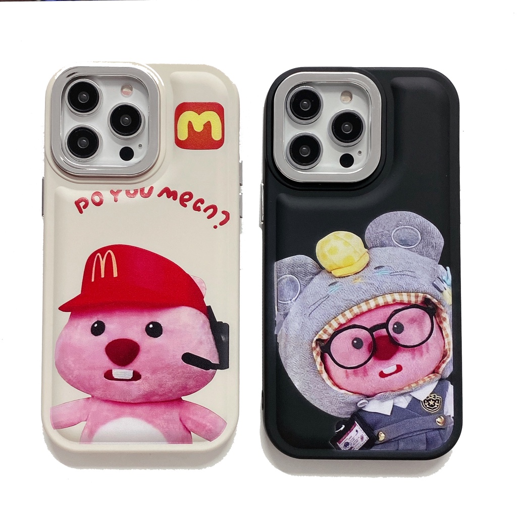 Ốp Điện Thoại In Hình Hoạt Hình Dễ Thương Cho iphone 15 14 13 12 11 pro max xs xr 8 7 plus