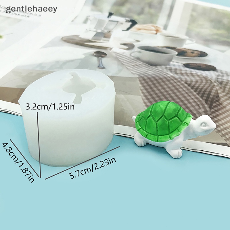 Khuôn Silicon Làm Bánh / Sô Cô La / Đá Viên Hình Chú Rùa 3d Dễ Thương diy