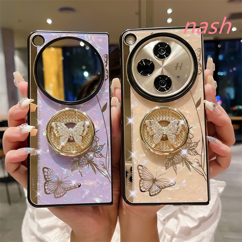 Vỏ Bao Da Điện Thoại Chống Sốc Không Dính Thân Thiện Với Da Có Vòng Nhẫn Cho oppo find n3 oneplus Ốp