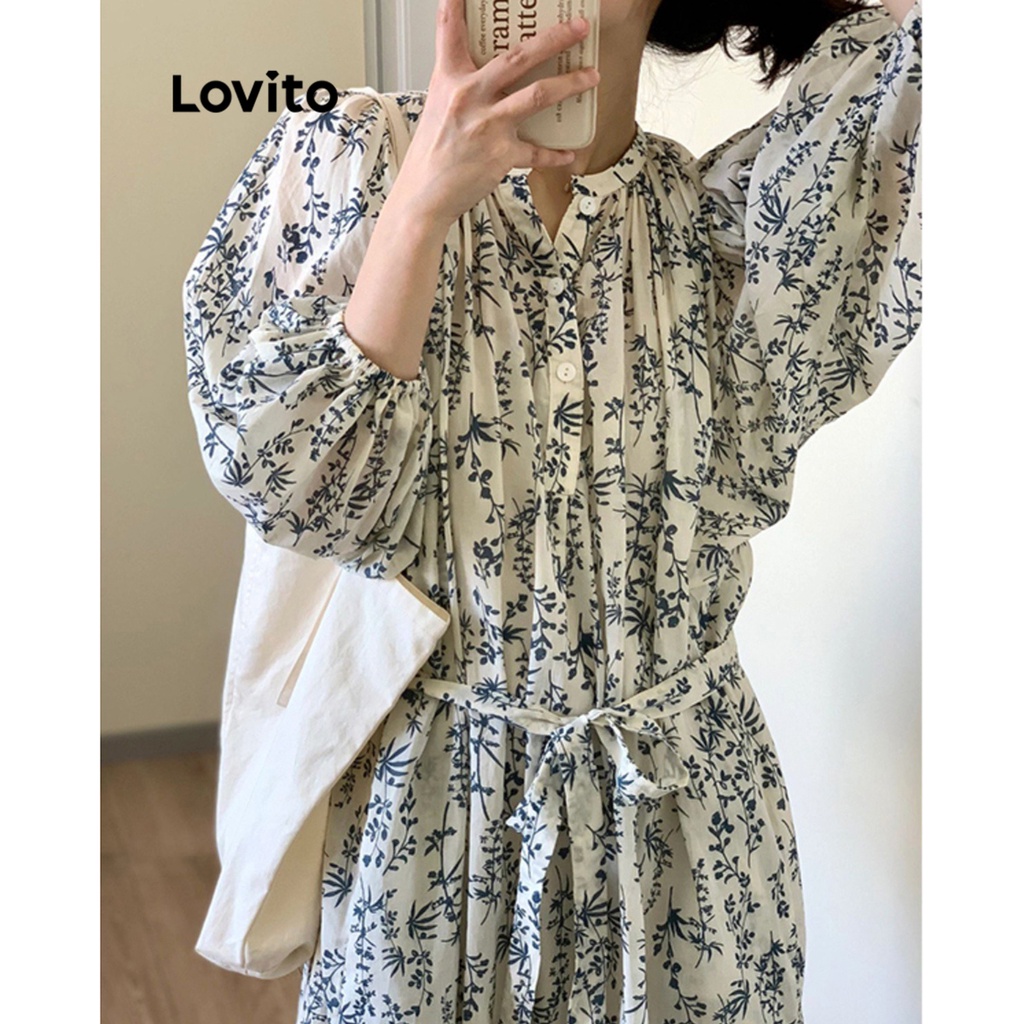 Lovito Đầm hoa Ditsy thường ngày dành cho nữ LNA26150