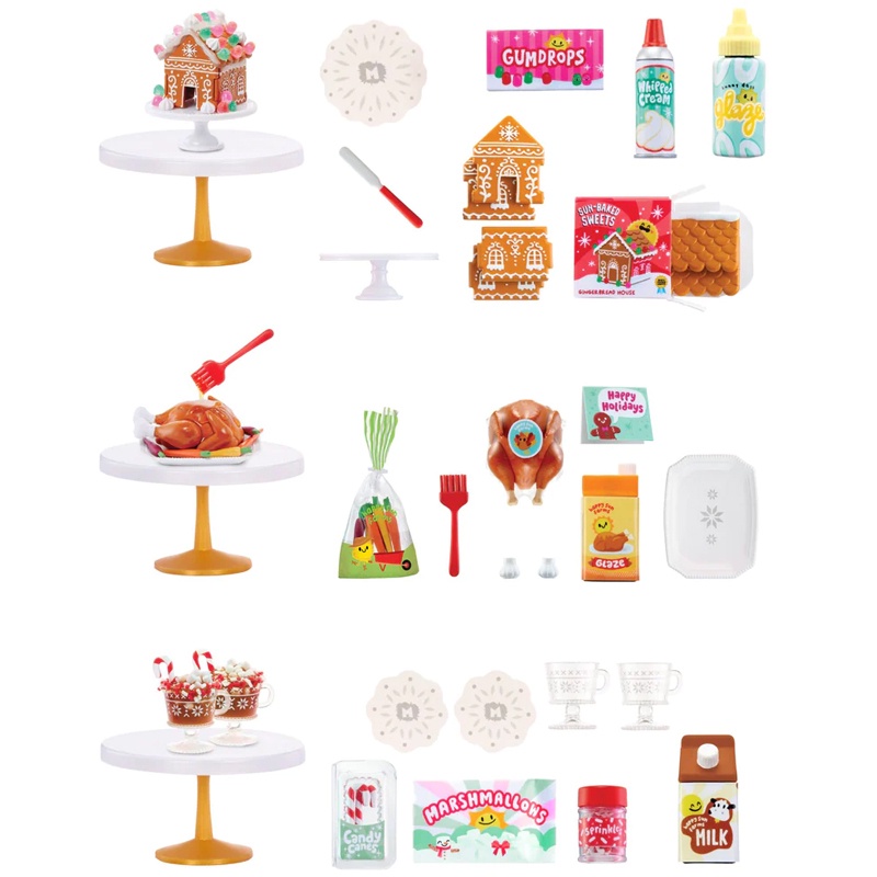 Đồ Chơi Bữa Tiệc Giáng Sinh 2023 Make It Mini Food - MINIVERSE 593782-EUC