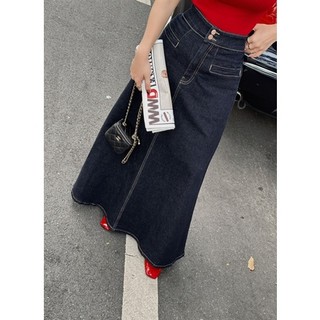 Chân váy jeans dài COCOBEBE YAKI SKIRT
