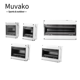 Hộp phân phối ổ cắm điện 3 / 5 / 8 / 12 / 18 cách chống văng ip65 abs