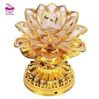Devoko Đèn led Thay Đổi Màu Sắc Hình Hoa Sen