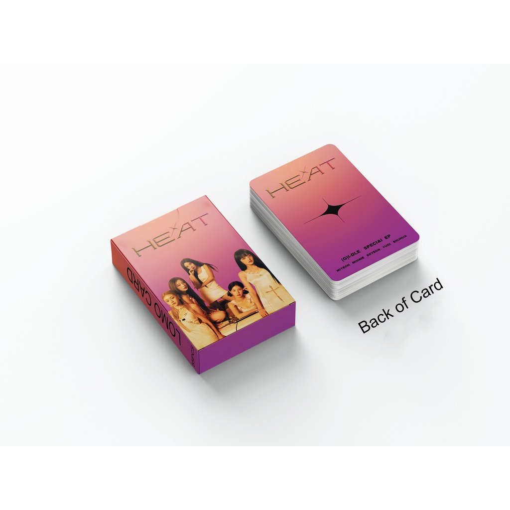 Bộ 55 Thẻ Hình Nhóm Nhạc kpop i-dle heat