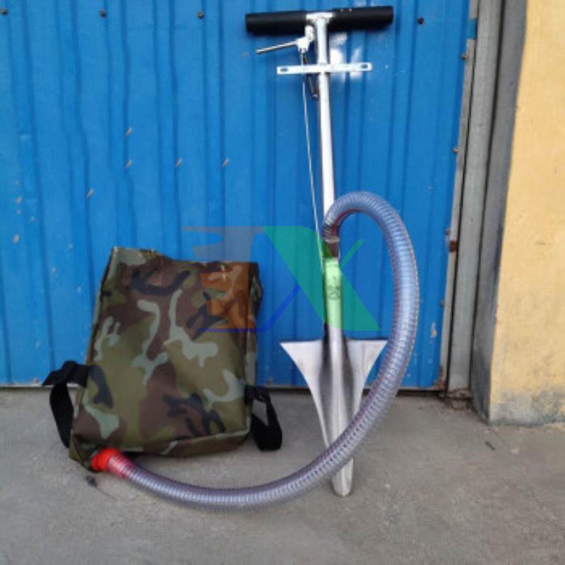 Xẻng bón phân dạng Túi TMP-03A, Dụng cụ bón phân Inox đeo lưng, Máy bón phân