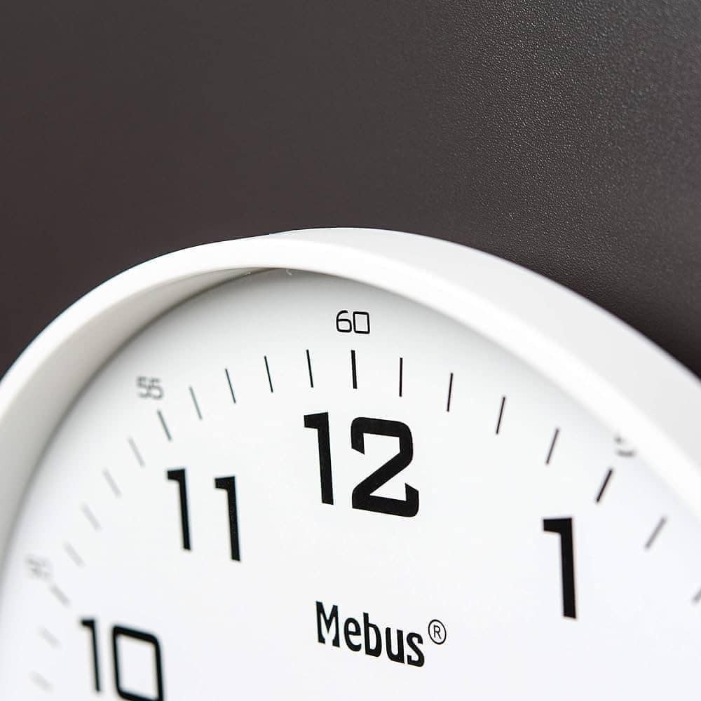 Đồng hồ treo tường MEBUS chính hãng Ø 30 x 30 x 4 cm phù hợp với hầu hết mọi môi trường