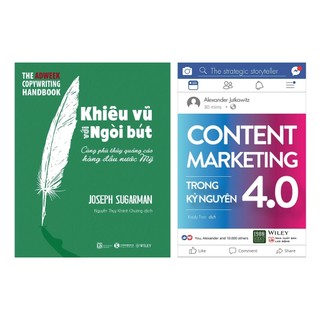Sách - combo 2q: khiêu vũ với ngòi bút + content marketing trong kỷ nguyên 4.0