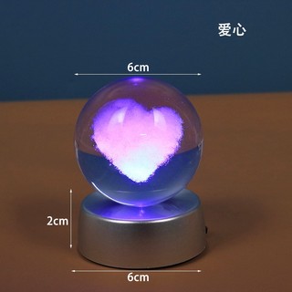Qủa Cầu Pha Lê Phát Sáng Độc Đáo Sáng Tạo