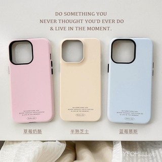 Ốp Điện Thoại Màu Trơn Hai Lớp Cho iphone11 12 13 14 15 12promax 13promax 14promax 14promax x xs xr cjzj