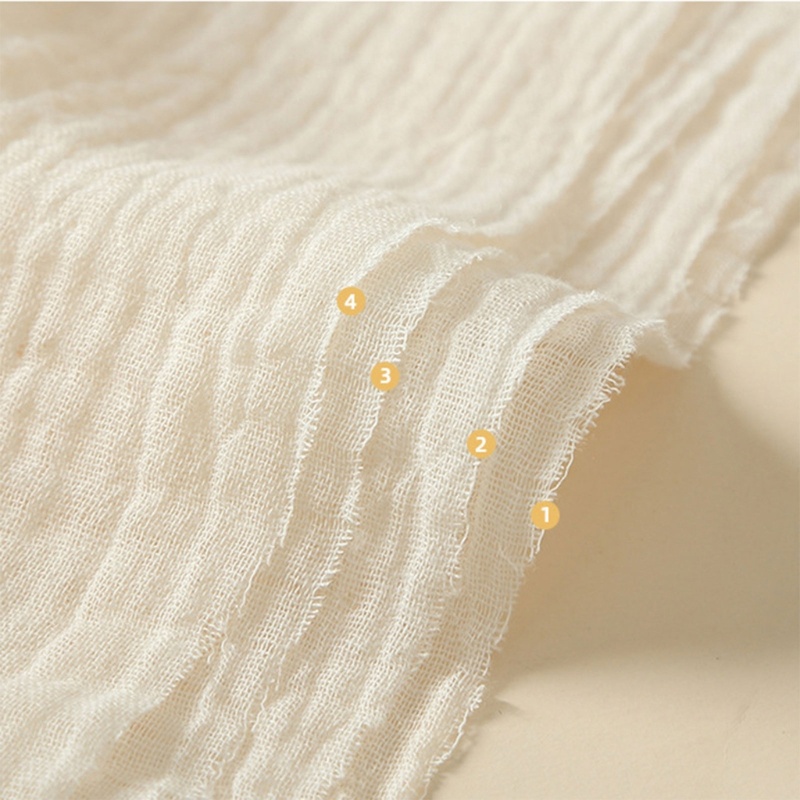 Haha Yếm Ăn cotton 4 Lớp Thoáng Khí Có Nút Điều Chỉnh Dành Cho Bé