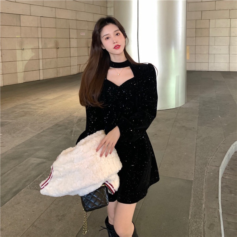 Váy Nữ Đỏ Giáng Sinh Đầm Body   Ôm Thời Trang Thu Đông Mới 2023 Dành Cho Bạn Nữ