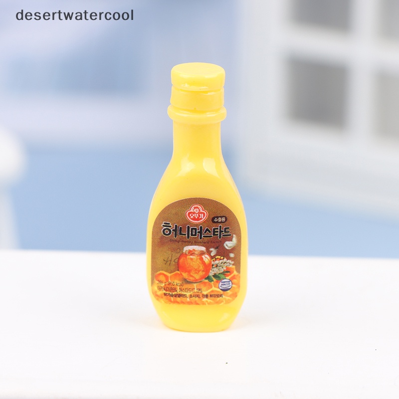 Dc Set 5 Bình Mật Ong Mini Trang Trí Nhà Búp Bê Tỉ Lệ 1: 12