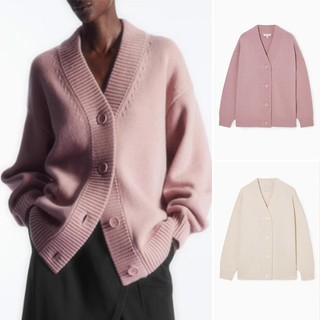 Zara áo cardigan dệt kim cổ chữ v dáng rộng thời trang thu đông 23