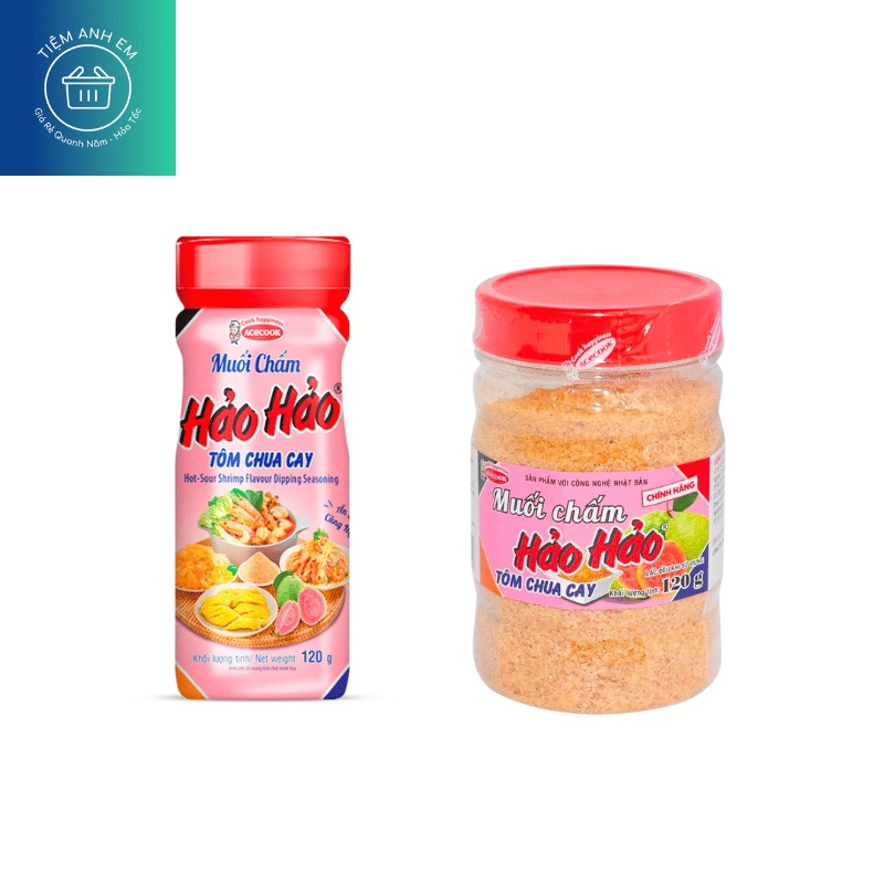 Muối chấm Hảo Hảo tôm chua cay hũ 120g