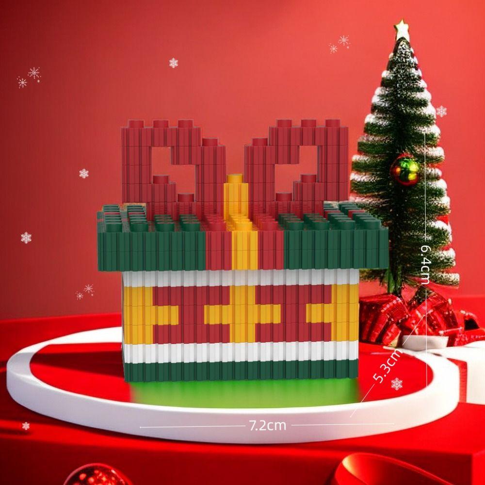 Đồ Chơi Lắp Ráp Mô Hình Ông Già Noel Tuần Lộc Giáng Sinh mini